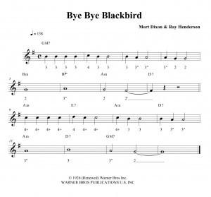 Le THEME de Bye Bye Blackbird Bye Bye Blackbird